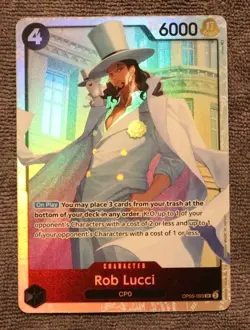 Rob Lucci OP05-093 SR One Piece TCG English Awakening of the New Era NM - Image 1