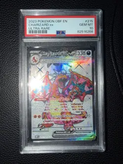 Pokemon Charizard EX Obsidian Flames 215/197 – PSA 10 GEM MINT - Image 1