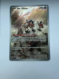 Mr. Mime 179/165 Scarlet & Violet Holo English Pokemon TCG Card - Image 1