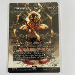 MTG: Spider-Man - Iron Spider, Civil Warrior - Mythic Rare - 0039 NM - Image 1