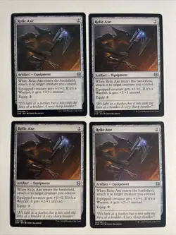 4x Mtg Zendikar Rising Relic Axe NM/M Magic The Gathering - Image 1
