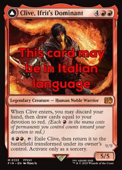 MTG CLIVE, IFRIT's DOMINANT EXC - CLIVE, DOMINANTE DI IFRIT 133 - FIN - MAGIC - Image 1