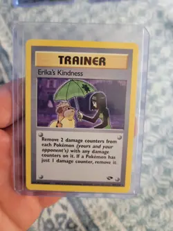 Pokemon Card Gym Challenge RARE Erika's Kindness 103/132 LP - Image 1