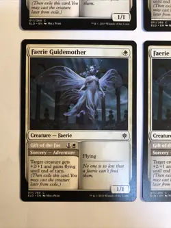 4x Mtg Throne Of Eldraine Faerie Guidemother NM/M Magic The Gathering - Image 2