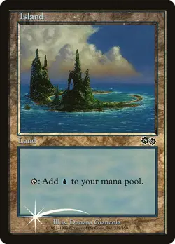 MRM ENGLISH FOIL Island (V.2) - Cle (V.2) EX MTG magic ARENA LEAGUE - Image 1