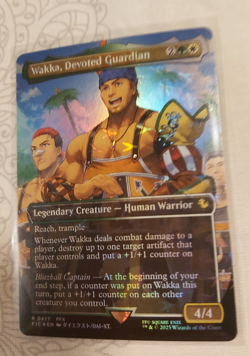 Magic the Gathering Final Fantasy Wakka, Devoted Guardian Chocobo Track Foil EN - Image 1
