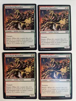 4x Mtg Ultimate Masters Scuzzback Marauders NM Magic The Gathering - Image 1