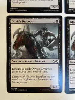4x Mtg Ultimate Masters Olivia‘s Dragoon NM Magic The Gathering - Image 2