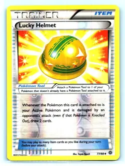 Ancient Origins Reverse Holo #77/98 Lucky Helmet Pokemon - Image 1