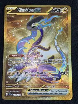 Miraidon ex ⭐ 253/198 Holo Hyper Rare Scarlet & Violet 2023 Pokemon NM - Image 2