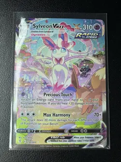 Pokemon Sylveon VMAX 212/203 Alt Art Secret Rare – Evolving Skies – NM - Image 3