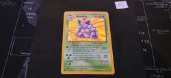 Pokemon Card Nidoking Base Set Holo Unlimited Rare Card 11/102 Vintage - Image 1