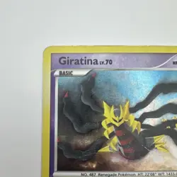 POKEMON GIRATINA LV.70 28/127 COSMOS HOLO RARE PLATINUM HP-DMG - Image 3