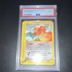 Pokemon Dragonite Expedition Base Set #43 Rare Regular PSA 8 2002 English - Image 1