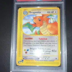Pokemon Dragonite Expedition Base Set #43 Rare Regular PSA 8 2002 English - Image 3