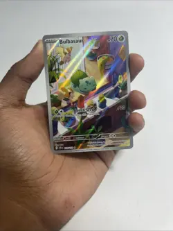 Pokemon Bulbasaur Illustration Rare Full Art Holo Sv07: Stellar Crown 143/142 - Image 1