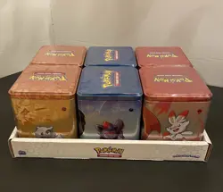 Pokemon 2022 Stacking Tin Box Set 6x Lost Origin, Evolving Skies Display SEALED - Image 1