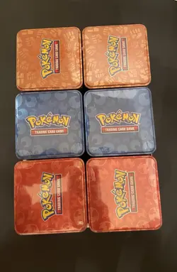 Pokemon 2022 Stacking Tin Box Set 6x Lost Origin, Evolving Skies Display SEALED - Image 3