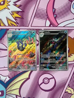 Pokemon - Paldean Fates BUNDLE (x2) - Wugtrio 224/091 & Palafin 225/091 - NM #1 - Image 1
