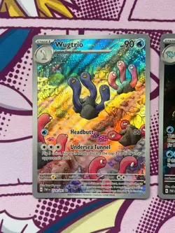 Pokemon - Paldean Fates BUNDLE (x2) - Wugtrio 224/091 & Palafin 225/091 - NM #1 - Image 2