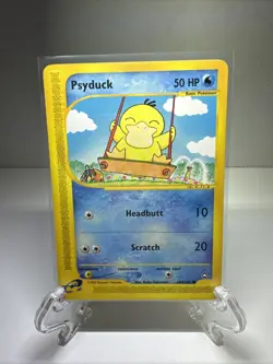 Pokemon TCG Aquapolis Psyduck Card 104/147 2002 Regular LP - Image 1