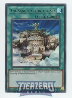 Yugioh The Sanctuary in the Sky GFP2-EN151 Ultra Rare 1st Edition Near Mint - Image 1
