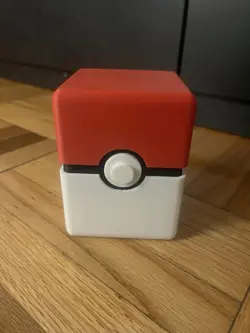 Pokemon TCG 60 Card Deck Box Pokeball Design 3D Printed - Image 1