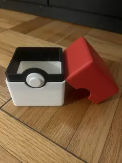 Pokemon TCG 60 Card Deck Box Pokeball Design 3D Printed - Image 2