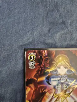 Weiss Schwarz Fate stay night Zero Saber Top Class FZ/S17-103 TD SP Signed FOIL - Image 3