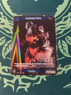 Godzilla 1995 P 037+ Foil Godzilla Card Game 1st Edition Pack Fresh Monster - Image 1