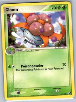 Gloom 58/115 Non Holo Unseen Forces - Pokemon Card - NM - Image 1
