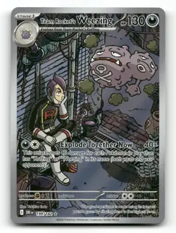 Team Rocket's Weezing 199/182 - Destined Rivals - Pokemon Card NM/M - Image 1