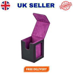 Leather Card Deck Box Magnetic Commander Trading Card Storage Box For TCG MTG UK - Image 1