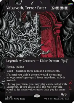 Valgavoth, Terror Eater (Showcase) (Textured Foil) Duskmourn: House of Horror... - Image 1