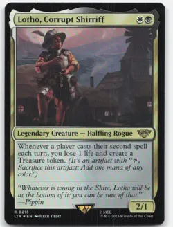 Lotho, Corrupt Shirriff *Foil* LTR 213 NM - Image 1