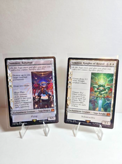Magic the Gathering #0001 Summon Bahamut AND #0036 Summ: Knights of the round LP - Image 1