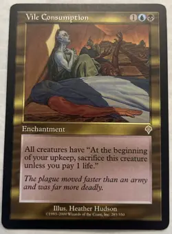 MTG Magic The Gathering Invasion NM Vile Consumption - Image 1