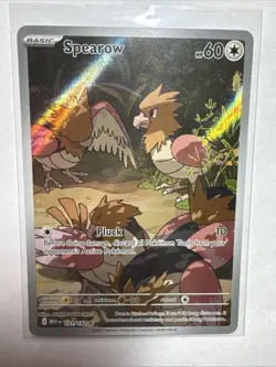 Spearow 151/132 Mega Evolution Illustration Rare Pokemon Card - Image 1