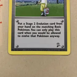 Pokemon Breeder 105/130 Rare Base Set 2 Pokemon Card LP - Image 3