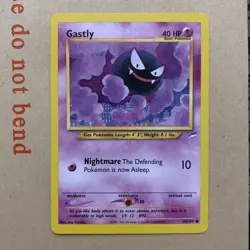 Pokemon TCG Gastly Neo Destiny 65/105 Regular NM - Image 1