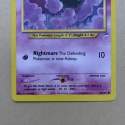 Pokemon TCG Gastly Neo Destiny 65/105 Regular NM - Image 3