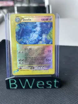 Steelix LP MP Aquapolis Holo Rare 35 E-reader Pokemon 35/147 - Image 1
