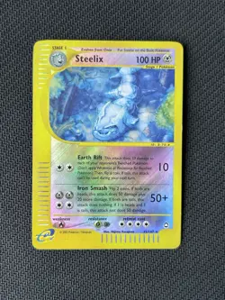 Steelix LP MP Aquapolis Holo Rare 35 E-reader Pokemon 35/147 - Image 2