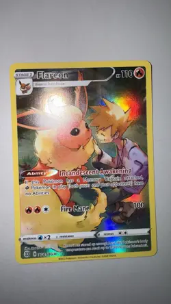 Flareon - TG01/TG30 - Pokemon Brilliant Stars Sword & Shield Holo Rare Card NM - Image 2