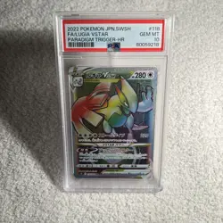 2022 POKEMON JPN SWORD & SHIELD PARADIGM TRIGGER FULL ART/LUGIA VSTAR PSA 10 - Image 2