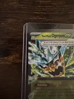 Brand New Teal Mask Ogerpon EX 025/167 Play! Stamp Pokemon Series Prize Pack TCG - Image 2