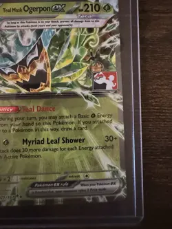 Brand New Teal Mask Ogerpon EX 025/167 Play! Stamp Pokemon Series Prize Pack TCG - Image 4