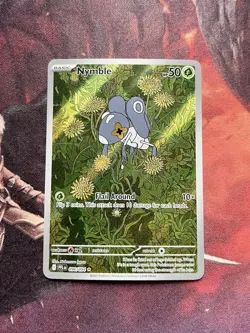 Nymble 96/94 Pokemon Phantasmal Flames Holo Illustration Rare Card NM 🦗 - Image 2