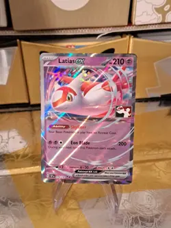 Latias Ex Pokemon Prize Pack Series 7 Promo Pokemon Card NM/LP Stamp - Image 1