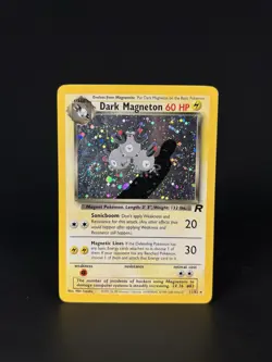 Vintage Pokemon Card - Dark Magneton 11/82 Team Rocket Holo - Image 1